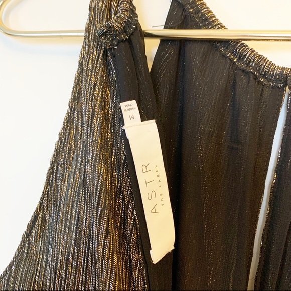 Astr Veda Metallic Maxi Dress - Picture 6 of 7